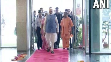 India News | PM Modi Arrives in Varanasi for 'One World TB Summit'