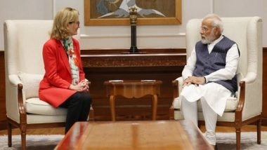 World News | PM Modi Meets ITU Secy General Doreen Bogdan-Martin, Discusses Digital Technology, Connectivity
