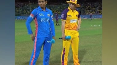 Sports News | WPL 2023: UP Warriorz Captain Alyssa Healy Wins Toss, Opts to Field Against Mumbai Indians in Eliminator