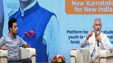 World News | It is the Duty of Host Country to Protect High Commissions, Vandalism is Unacceptable: Jaishankhar