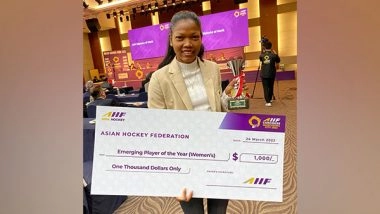 Sports News | Salima Tete Honoured with AHF Emerging Player of Year Award for 2022