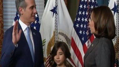 World News | Eric Garcetti Sworn in as New US Ambassador to India