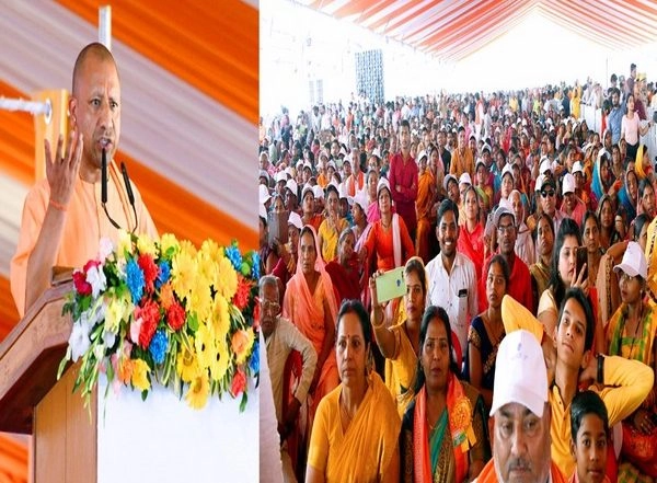 India News | Congress Always Did Politics of Dividing Country, Promoted Naxalism and Terrorism, Claims CM Yogi
