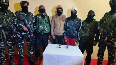 India News | J-K: Two Lashkar Terrorists Arrested in Bandipora