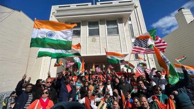 World News | US: Indians Gather in Solidarity Outside Indian Consulate in San Francisco After Attack