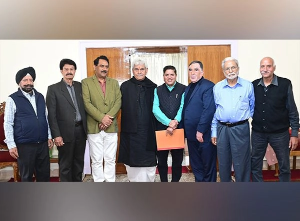 India News | Delegation of SOS International Meets Lt Governor Manoj Sinha in Jammu