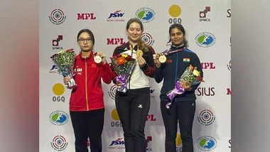 Sports News | Manu Bhaker Clinches India's Sixth Medal at ISSF World Cup
