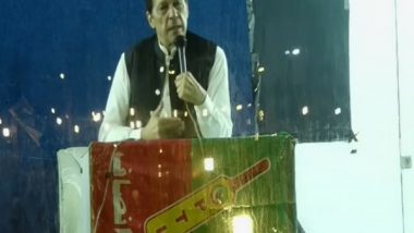 World News | People's Passion Cannot Be Curbed Via Hurdles, Containers: Imran Khan at Minar-e-Pakistan