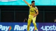 Sports News | CSK Seamer Mukesh Choudhary Doubtful Starter for IPL 2023