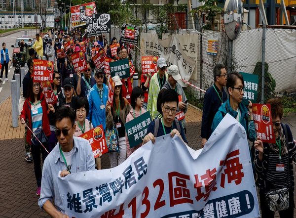 World News | First Protest Held in Hong Kong in Two Years Under Strict Rules