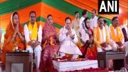 India News | JP Nadda, Shivraj Singh Chouhan Perform Bhoomi Pujan of New Madhya Pradesh BJP Office in Bhopal