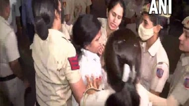 India News | Delhi Police Detain Youth Congress Workers Protesting over Rahul Gandhi's Disqualification