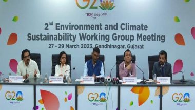 India News | G20: Second Environment and Climate Sustainability Working Group Meeting to Begin Tomorrow at Gandhinagar