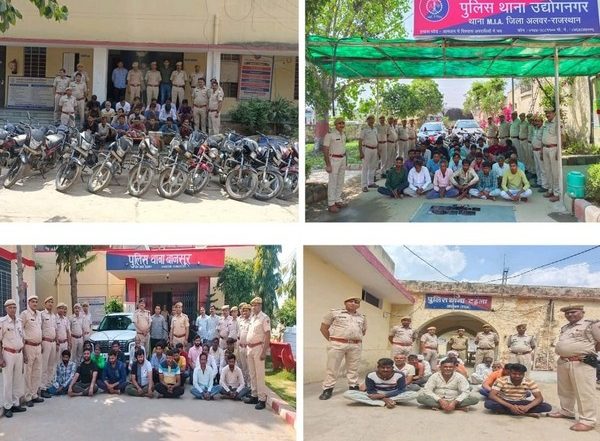India News | Over 2000 Criminals Rounded Up in Rajasthan Police Crackdown