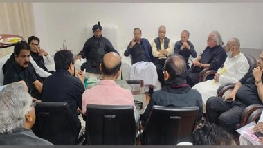 India News | Congress MPs Hold Meeting in Parliament Amid Rahul Gandhi's Disqualification Row