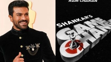 Entertainment News | Ram Charan Unveils 'Game Changer' First Look Poster on His 38th Birthday
