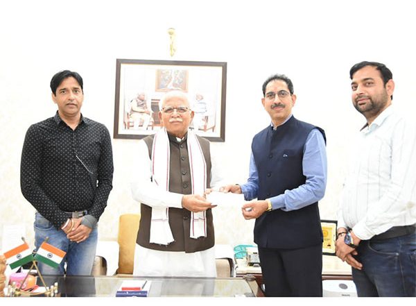 Business News | Intersoft Data Labs's MD, Sandeep Passey Contributes Rs 20 Lakh to CM Haryana CSR Fund