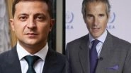 World News | Zelenskyy, IAEA Chief Grossi Discuss Safety of Zaporizhzhia Nuclear Power Station