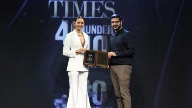 Business News | Masai School's Founder & CEO, Prateek Shukla Felicitated at Times 40 Under 40