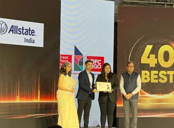 Business News | Allstate India Named One of India's 40 Best Workplaces in Health and Wellness 2022 by Great Place to Work Institute