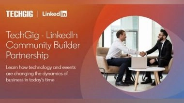 Business News | TechGig & LinkedIn Announce Strategic Partnership to Boost Technology Events