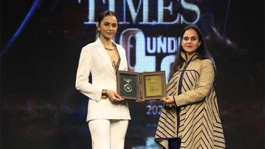 Business News | IndiaBonds Co-Founder & A.K Group's Director, Aditi Mittal Felicitated at Times 40 Under 40