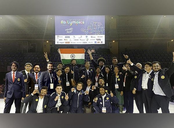 Business News | India's Differently Abled Youths Make Their Mark with 7 Medals at 10th International Abilympics Held in France