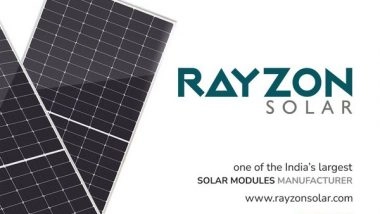 Business News | Rayzon Solar to Become the First Indian Company to Manufacture and Produce Solar Panels in the USA
