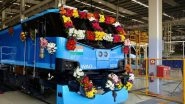 India News | Alstom Delivers 300th WAG12B Electric Locomotive to Indian Railways at Nagpur Depot