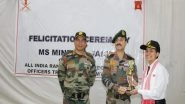 India News | Assam: Spear Corps Warriors Felicitates Minerva Jaishy for Securing AIR 1 in NCC Special Entry