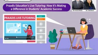Business News | Praadis Education's Live Tutoring: How It's Making a Difference in Students' Academic Success