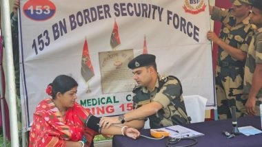 India News | BSF Organises Free Medical Camp Near India-Bangladesh Border