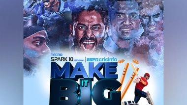 Business News | TECNO Collaborates with ESPNcricinfo to Bring Exclusive Make It Big Stories of New-age Cricketers, This Cricket Season