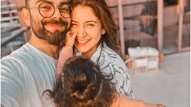 Entertainment News | Kodak Moment: Virat Kohli Crosses 'bridge of Doubts and into Love' with Loves of His Life Wife Anushka, Daughter Vamika