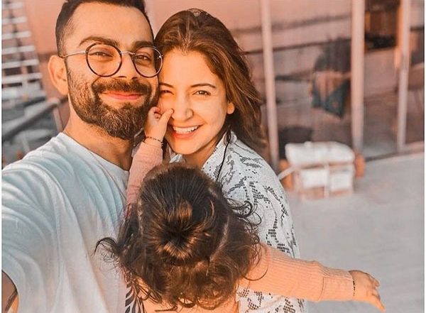 Entertainment News | Kodak Moment: Virat Kohli Crosses 'bridge of Doubts and into Love' with Loves of His Life Wife Anushka, Daughter Vamika