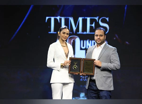 Business News | Videogyan and VG Minds's CEO & Co-Founder, Vishal TM Felicitated at Times 40 Under 40