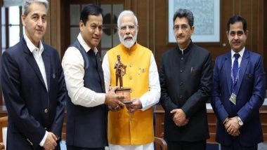 India News | Weeklong National Maritime Celebrations Begin with PM Modi Wearing 'First Merchant Navy Flag'