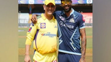 Sports News | IPL 2023: Defending Champions Gujarat Titans Host Four-time Winners Chennai Super Kings in Opener at Narendra Modi Stadium