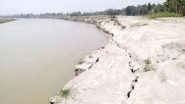India News | Assam: Villagers Appeal for Precautionary Measures as River Erosion Wreaks Havoc in Barpeta Ahead of Monsoon