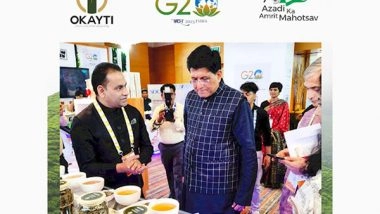 Business News | Piyush Goyal Visits Okayti's Tea Experience Centre During G20 Summit