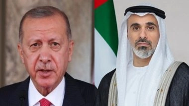 World News | UAE President Receives Turkish Leader's Congratulations on New Leadership Appointments in UAE and Abu Dhabi