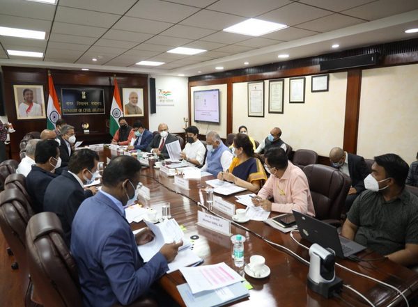 Civil Aviation Minister Jyotiraditya Scindia Meets Advisory Group on Airport Operators in Delhi
