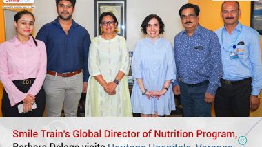 Business News | Smile Train's Global Director of Nutrition Program Visits Heritage Hospitals, Varanasi