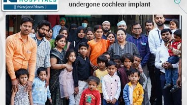 Business News | Heritage Hospitals Completes 50 Cochlear Implants for Children in Association with the Government of India