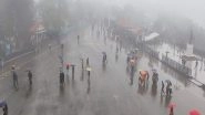 India News | Himachal's Shimla Receives Fresh Rainfall, Mercury Drops by 8 Degrees Celsius