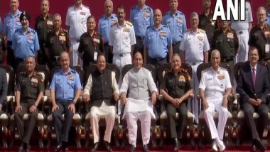 India News | Rajnath Singh Attends Combined Commanders' Conference 2023 in Bhopal