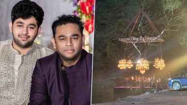 AR Ameen Escapes Major Accident As Chandelier Falls on Set; AR Rahman’s Son Shares About the Shocking Incident on Instagram (View Pics)