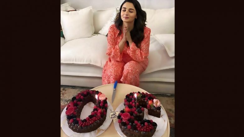 This Pic of Alia Bhatt Making a Wish Before Slicing Her 30th Birthday Cake Is Too Cute To Be Missed