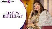 Alka Yagnik Turns 57: From &lsquo;Choli Ke Peeche&rsquo; to &lsquo;Bole Chudiyan&rsquo; &ndash; 5 Hit Songs by the &lsquo;Queen of Playback Singing&rsquo; (Watch Videos)