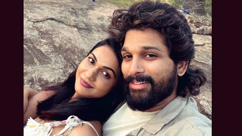 Allu Arjun Drops Loved Up Pic With Allu Sneha Reddy, Wishes Her ‘Happy Anniversary Cutie’